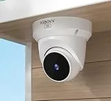 XIAOVV Heimüberwachungskameras, Indoor-Überwachungskamerasystem mit 3MP hoher Auflösung und Zwei-Wege-Audio, Mensch-/Fahrzeugerkennung, kompatibel mit Smart Home, 2K Ultra HD und Farbnachtsicht.