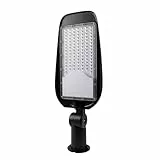 LUXULA LED-Straßenleuchte, Wegeleuchte, Außenleuchte, Laterne, 150 W, 17500 lm, 5000 K (neutralweiß), IP65 (Ø48-60 mm)