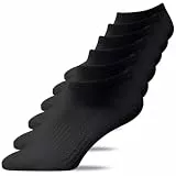 Cirorld Bambus Sneaker Socken Damen Herren 39-42 43-46, 6 Paar Kurze Bambussocken, Antibakteriell Feuchtigkeitsableitend Laufsocken，Geruchshemmend für Gym Walking Reisen