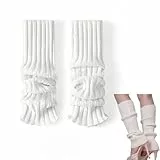 LBJFYHJN Stulpen Damen, Lange Gestrickt Beinwärmer, Langer Beinstulpen aus Crochet, Leg Warmers Für Winter, Langer Beinwärmer für Damen und Mädchen