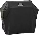 RÖSLE Abdeckhaube BBQ-Station VIDERO G6/G6-S, Hochwertige Schützhülle aus 100% Polyester mit PU-Beschichtung, praktischer Reißverschluss, wetterfeste Abdeckung, Schwarz