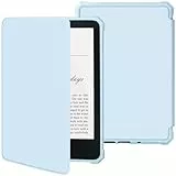 Hülle für 7' Kindle Paperwhite und Kindle Colorsoft Signature Edition Erschienen 2024/2025, Leicht, Wasserfest, Umfassender Schutz und Magnetverschluss (Light Blue)