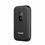 Panasonic KX-TF600 4G Easy Phone, Volte Klare Anrufe, 290 Stunden Standby, USB-C Schnellladung, 2,8' Display, Bluetooth, LED Taschenlampe, IP44 Wasserdicht, Beleuchtete Tasten, Schwarz