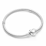 FEITENGU Charms Anhänger Silber 925 Armband Herz,Bettelarmband Schmuck,Schlangenkette Fake ME Moments Serie Bracelet,Geburtstag Jahrestag Geschenke für Frauen,21CM