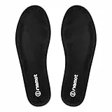 riemot Memory Foam Einlegesohlen für Damen - Komfort Samt Schuheinlagen Weiche Einlagen für Stiefel, Winterschuhe, Haussschuhe - für Sport, Freizeit und Alltag, Damen Schwarz 40 EU