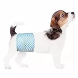 Einweg-Hundewindeln für Rüden, Flying Paws Windeln für Hunde, Rüdenwindel Passend für Taille 14-33cm, XS, 40 Stück
