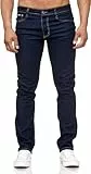 C-IN-C Herren Jeans Hose Regular Fit Gerades Bein Stonewashed Big Size Herren Straight Jeans.große Größen bis Gr.48 (DE/NL/SE/PL, Bundweite, 34, Regular, Regular, 805-D.Blau)