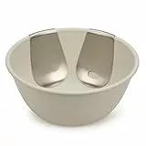 Joseph Joseph Uno Salatschüssel mit platzsparendem Edelstahlbesteck - Stein