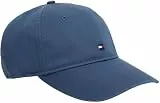 Tommy Hilfiger Herren Cap Flag Soft Panel mit Klemmverschluss, Blau (Aegean Sea), Einheitsgröße