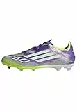 Adidas Unisex F50 League Firm Ground Football Boots, Purple Rush/Cloud White/Lucid Lemon, 43 1/3 EU