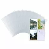 HERMA 7695 Fotohüllen für Ordner, 10 Stück, 10x15 cm, 4 Fächer geteilt, beidseitig sichtbar, Fotophan Fotosichthüllen Sammelhüllen Postkartenhüllen Prospekthüllen mit Eurolochung, transparent