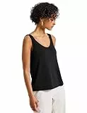 STREET ONE Damen A323622 Top mit Raffung, Schwarz, 36