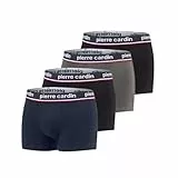 Pierre Cardin Herren PC/1/BC/Pk4 Retroshorts, Schwarz 2, XL (4er Pack)