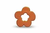 Lanco 8424678905030 Beißring Blume; 100% Naturkautschuk, orange, 200 g