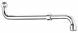 Cornat Auslauf S-Form 270-440 mm - Messing verchromt - Schwenkbar & ausziehbar - Flexibel einsetzbar - mit Strahlregler / Wasserhahn Verlängerung / S-Anschluss Armatur / TEC351102