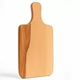 Schneidebrett aus massivem geöltem Buchenholz - Holzbrett mit Haltegriff mittel 34,5x20x1,5 cm - Beidseitige Hackbretter in verschiedenen Größen - Küchenbretter für Fleisch, Brot & Gemüse