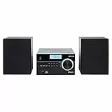 MEDION P64187 Micro Audio System Kompaktanlage (DAB+, PLL UKW Radio, Bluetooth, USB Anschluss, AUX, 2x50 W)