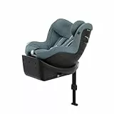 CYBEX Gold Kinder-Autositz Sirona Gi i-Size Plus inkl. Base, Ab ca. 3 Monaten bis 4 Jahre (Ab Geburt mit Neugeboreneneinlage), Max. 20 kg, 61 - 105 cm (Ab 40 cm mit Neugeboreneneinlage), Stormy Blue
