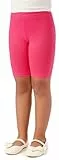Merry Style Mädchen Kurze Leggings aus Baumwolle MS10-227 (Amaranth, 128 cm)