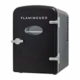 Flamingueo Mini Kühlschrank 4L - Kühlschrank Klein, 12V/220V, Funktion Kühlen und Heizen, Getränkekühlschrank, Mini-kühlschränke, Mini Fridge