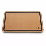 Weber Schneidebrett (49 x 27cm), messerfreundlich & spühlmaschinenfest, mit Rillen zum Auffangen von Fleischsäften, für alle Grills, passt perfekt auf Seitentische der Smokefire Serie - Braun (7005)