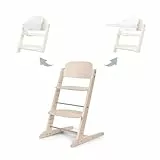 CYBEX Gold IRIS Hochstuhl 3in1-Set, Mitwachsend, 6 Monate - 99 Jahre, Inkl. Baby-Set und Tablett, Buchenholz/Kunststoff, All Natural