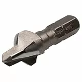 wolfcraft Bohrsenker, Sechskant-Schaft Ø 5-12 mm I 2548000 I 2-in-1-Funktion zur Vorbereitung von Verschraubungen in Holz und Kunststoff