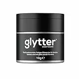 Glytter Glitzerpulver für Getränke (Silber) - essbarer Glitzer für Drinks & Flüssigkeiten, für Likör, Sekt, Cocktails - trinkbares & geschmacksneutrales - Glitzerpuder, Glitzer-Staub
