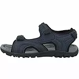 Geox Herren U Sandal Strada D Riemchensandalen, Blau Navy Dk Grey, 42 EU