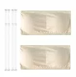 Adigau Trainings-BHS für Mädchen Nahtlose Trägerloser Bandeau BH Unsichtbare Träger Atmungsaktiv BH Dehnbar Einfarbig BHS Beige 10-11 Jahre