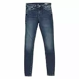 ESPRIT EDC By, Medium Rise Skinny, Damen Jeans Stretchdenim Darkblue W 26 L 32