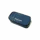 Walker 49113-373 - Schlamperbox 'Neon Splash', Federmappe mit geräumigem Hauptfach, doppelseitiger Trennwand mit 20 Stiftfächern, Zippfach und robustem Reißverschluss