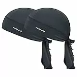 HASAGEI Sports Bandana Cap Durag Bandana Kopftuch Fahrrad Kopfbedeckung Atmungsaktiv nimmt Schweiß auf Hat