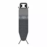 Rörets Bügelbrett Dual Action Next – Technologie, Turbo & Park Zone – 4-lagige Polsterung und Bezug – Höhenverstellbar - Bügelfläche 32x108 cm