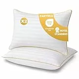 Panteka Kopfkissen 50x70 cm 2er-Set - Luxuriöser Hotelkissen - Allergiker kopfkissen und Oeko-Tex - Weiches und Flauschiges - Ideal für Seitenschläfer, Rücken- und Bauchschläfer - Maschinenwaschbar