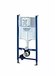 GROHE Solido, Vorwandelement für Wand WC 2in1 (1,13m hoch, Installationssystem mit Stahlrahmen, komplett vormontiert, inkl. Spülkasten, Wandwinkel & Befestigungsmaterial, höhenverstellbar), 38971000
