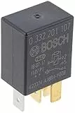 Bosch 0332201107 Micro-Relais 12V 30A, IP5K4, Betriebstemperatur von -40° bis 100°, Wechselrelais, 5 Pin Relais
