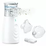 Inhalationsgerät 【Partikelgröße 1-5µm】JOSSIS Ultra Leise Inhaliergeräte für Erwachsene und Kinder, Einstellbarer Sprühnebel, USB C Aufladbarer Inhalator