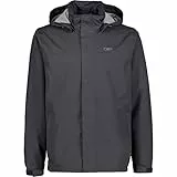 CMP - Herrenjacke mit Kapuze und Druckknöpfen, Anthrazit, 50