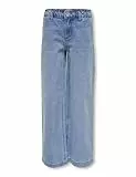 ONLY Kids Mädchen Kogcomet Wide DNM Lb Noos Hose, Light Blue Denim, 128 EU