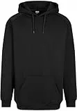 Urban Classics Herren Tall Kapuzenpullover, Schwarz, L EU