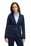 Betty & Co Damen Klassischer Blazer mit Taschen 40, Dunkelblau