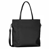 TOM TAILOR Rosa Damen Shopper Umhängetasche Reißverschluss Mittelgroß Schwarz