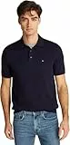 Tommy Hilfiger Herren Poloshirt Kurzarm Essential Cotton Knitted Dick, Blau (Desert Sky), L