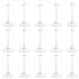 Puppenständer, Verstellbar Puppenständer Plastikpuppenständer Klar Puppen Display Halter Kunststoff Puppenständerhalter Actionfiguren Puppenzubehör für 9-11 Zoll Barbie-Puppen (Transparent, Stück, 6)