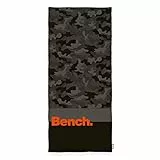 Bench Strand- und Saunatuch, Nature Inspired, 80x180 cm, 100 % Baumwolle, Velours, Mit Aufhänger, Farbe: Grau Tarnmuster, Art.Nr.: 6112608537