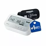 OMRON X4 Connect AFib - Automatisches Blutdruckmessgerät mit App und Bluetooth, Oberarm-Blutdruckmessgerät mit Vorhofflimmern (AFib) Erkennung | klinisch validiert | Diabetiker & Schwangere | 22-42cm