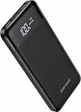Charmast Externer Akku mit 3 Ausgängen für Nintendo Switch, iPhone x, 8, Plus und Samsung Galaxy Schwarz