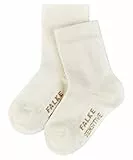FALKE Unisex Baby Socken Sensitive B So Baumwolle mit Komfortbund 1 Paar, Weiß Off-White 2040, 80-92