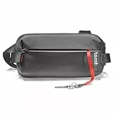 tomtoc Kompakt Sling Bag für Herren Damen, EDC Umhängetasche Schultertasche Crossbody Bag für Neu Switch 2 (2025) oder iPad mini, 3 Liter Brusttasche Bauchtasche für Reise Travel Alltag, Schwarz